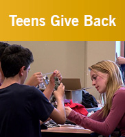 Teens give back