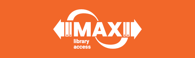 MAX acceso a la biblioteca logo